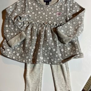 Calvin Klein Jeans girls grey outfit. Size 2T